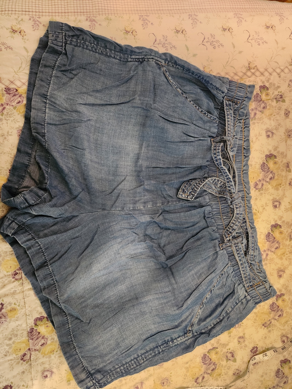 Knox Rose Light Blue Denim Jean Shorts